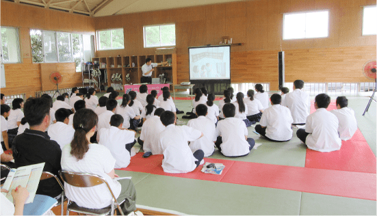 離島地域での鹿児島大学単独説明会