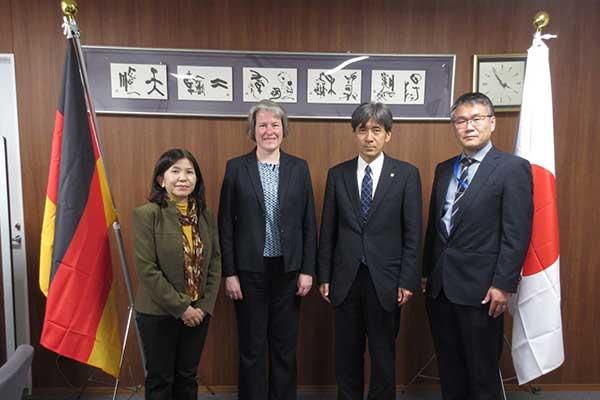 【教育学部】ドイツ・フェヒタ大学長が表敬訪問