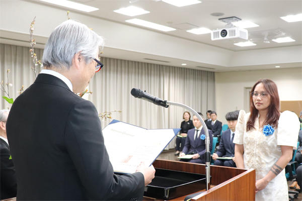 令和７年度大学院連合農学研究科学位記授与式を挙行