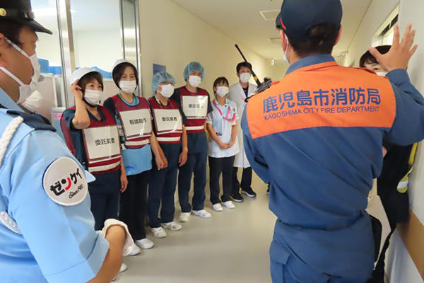 【病院】令和7年度第1回桜ヶ丘地区消防訓練を実施しました