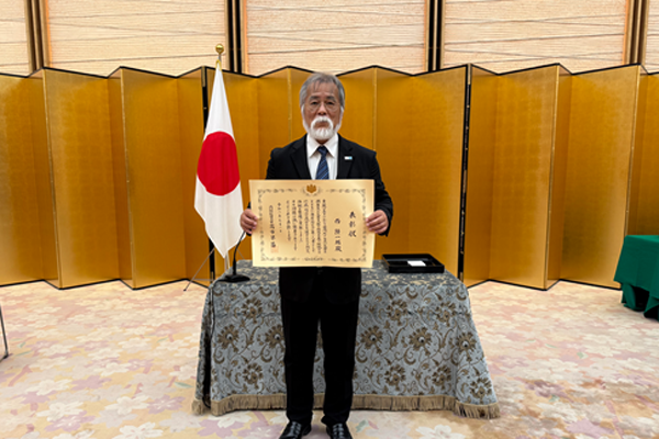 令和8年度「防災功労者総理大臣表彰」を西水産学部長が受賞